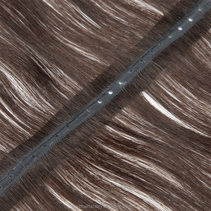 Extensions de cheveux humains Skin Weft, cheveux vierges, nouées à la main, pointes pleines, couleur blond clair, XO Weft, Butterfly Genius Weft - Product Image 2