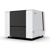 Machine de découpe laser à fibre entièrement fermée DF1390, découpeuse laser de précision pour tôles métalliques, acier, aluminium, cuivre