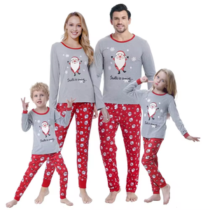 Pijamas Navideños Familiares de Bambú Personalizados, Pijamas Navideños para Niños, Conjuntos de Pijamas Familiares a Juego, Conjuntos de Ropa de Dormir Navideña para Mujer Talla Grande - Product Image 1