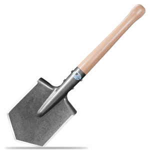 Легкий вес деревянная ручка Автомобильная аварийная Лопата садовая уличная Лопата OEM на заказ - Product Image 2