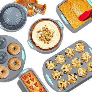 Conjunto Quadrado de 54 Peças de Forma de Silicone Antiaderente para Bolo, Pastelaria, Pão, Assadeira para Micro-ondas e Utensílios de Cozinha - Product Image 3