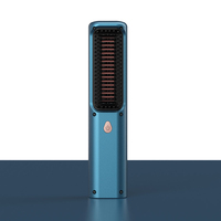 Mini brosse lissante pour cheveux, bigoudi à cheveux sans fil, fer plat facile à transporter, de voyage