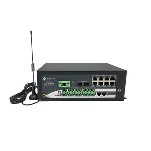 5G беспроводная сеть 4 way RS485 2way RS232 самовосстанавливающийся X Ring ERPS PoE 2 GE SFP 8 GE медный Интеллектуальный край шлюз