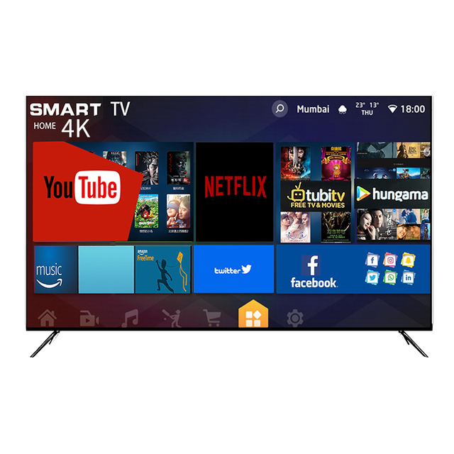 Smart Led Tv Full Hd 32inch 40inch 50inch 60inch 3d SUNSANXIN DSC Black USB OEM Item Bathroom Color Support Signal USB VGA Inp