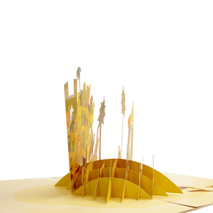 بطاقة تهنئة ثلاثية الأبعاد بطاقة تهنئة منبثقة وصلت حديثًا يدوية بطاقة رسالة تحية عيد الميلاد ورقة ثلاثية الأبعاد بطاقة تهنئة منبثقة - Product Image 5