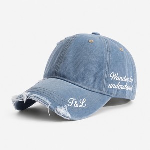 Casquette de baseball en sergé de coton à 6 panneaux avec logo personnalisé imprimé par transfert thermique, style hip-hop, pour merchandising de marque, vente en gros, OEM - Product Image 1