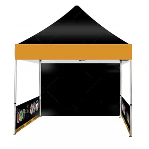 Folding Garden Commercial Gazebo Campaign Canopy Pop Up Custom Printed Tent for Trade Show Exhibition Event Party