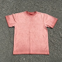T-shirt en coton à manches courtes pour homme, couleur unie, col rond, coupe classique, style décontracté tricoté