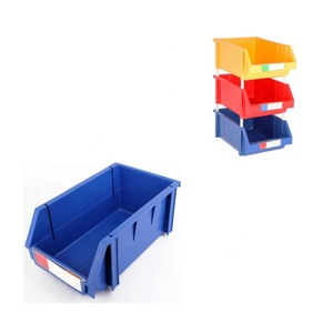 Warehouse storage use stackable shelf rack bin small parts organizer shelf bins