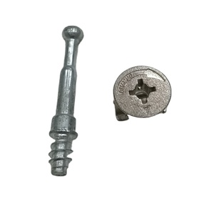 35/40mm Furniture Connect Fitting 3 in 1 Hot Fasteners Connector Cam <b>Lock</b> Bolts Nut Bolt Screw <b>Cabinet</b> Connecting Fittings - Product Image 4