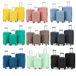 High Quality Hot Selling Lightweight PP Material Travel Trolley <strong>Suitcases</strong> for <strong>Trip</strong> - Product Image 2