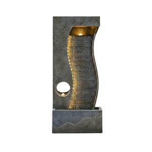 Fontaine Zen de Jardin à Brume en Gros Nouvelle Collection – Ornement Mural Décoratif en Résine pour Intérieur et Extérieur avec Circulation d'Eau – Vente Chaude - Product Image 1