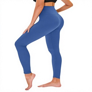 High Waist Seamless Ankle-Length <b>Leggings</b> Letter <b>Pattern</b> Spandex Polyester Knitted Breathable Casual Women's Plus Size Winter - Product Image 1