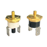 Termostato bimetálico KSD301 con tornillo de cobre M4 40 ~ 300C Interruptor de temperatura para piezas de electrodomésticos