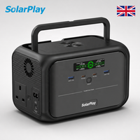 Générateur solaire Solarplay 300W 288Wh, mini batterie LiFePO4 pour le camping, station d'alimentation portable