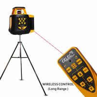 Celec Rotary Laser PRO 5000 + Laser rouge à auto-nivellement longue portée 1500 mètres