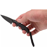 Mini couteau de chasse et de camping d'extérieur, manche en Micarta, lame en acier 5Cr13, couteau à lame fixe, couteau de poche, couteau utilitaire DIY, personnalisable OEM