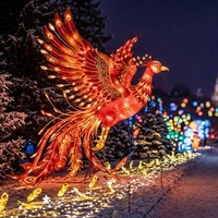 Decoración de Faroles con Animales de Dibujos Animados para Parques de Diversiones, Navidad, Uso Interior/Exterior, Espectáculo de Luces para Parques Temáticos
