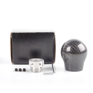 Carbon Fiber Gear <b>Shift</b> <b>Knob</b> 58mm x 50mm Ergonomic Design For Automatic Transmission Cars - Product Image 3