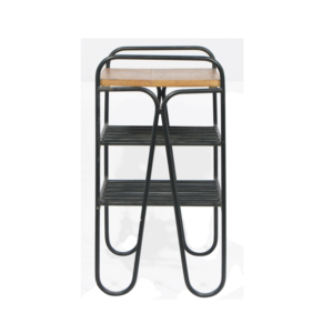 Metal Shoe <b>Rack</b> with Wooden Top Entryway Storage Organizer Cabinet <b>for</b> Living Room Display <b>for</b> Home Hallway - Product Image 4