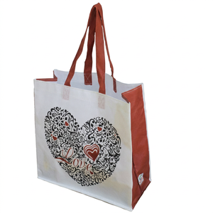 Bolsa de Compras Personalizable Ecológica de PP Tejido, Reutilizable para el Día a Día, con Diseño de Dibujos Animados, Color Personalizado, Se Acepta Logotipo Personalizado KIM - Product Image 1