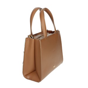 Borsa V4AI-11851 di lusso in pelle classica piccola borsa due manici Logo vegano Zip vera pelle ODM borsa alla moda per le signore - Product Image 3