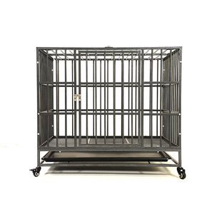 30 36 42 48 Inch Durable Metal Collapsible Foldable <strong>Dog</strong> <strong>Cage</strong> Big Size Folding <strong>Large</strong> Cheap Iron Pet <strong>Cages</strong> <strong>Dog</strong> Crate With Divider - Product Image 2