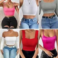 Vêtements d'été d'occasion pour femmes en gros à bas prix : T-shirts et ensembles mixtes en vrac provenant d'un fournisseur chinois