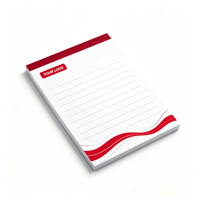 Blocs-notes personnalisés avec logo imprimé, carnets en vrac à feuilles mobiles, bloc-notes à liste de tâches détachable pour le bureau ou l'entreprise