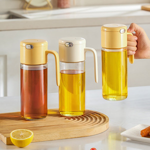 Dispensador de Aceite de Vidrio con Apertura Automática Xinzao, Botella de Condimento para Cocina, a Prueba de Fugas, Repelente al Aceite, 500 ml - Product Image 4