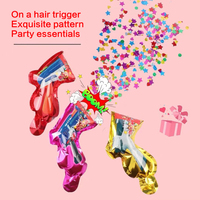 Pistolet Lanceur de Confettis Gonflable d'Extérieur pour Mariages et Anniversaires – Jouet Amusant pour Faire Pleurer les Pleurs et Créer une Ambiance Festive