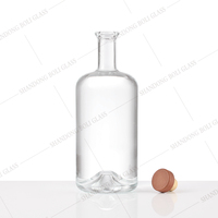 Fabricant de bouteilles en verre, logo personnalisé, bouteille en verre pour spiritueux, whisky, gin, rhum, vodka