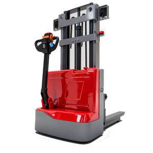 Forklift Elektrik Worui Professional Factory 4400 Lbs 2M Tinggi Angkat, Troli Bengkel, Model Walkie Full Elektrik - Product Image 2