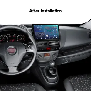 Автомобильная мультимедийная система LUNTUO 8 + 128g Android 13 для Fiat Doblo 2010-2015 Carplay 4g Lte Wi-Fi Gps