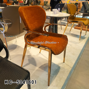 Gran oferta, silla de comedor moderna de cuero PU de lujo, respaldo de gama alta para <span class=keywords><strong>casa</strong></span> de té y estudio, cocina, silla de maestro ergonómica - Product Image 2