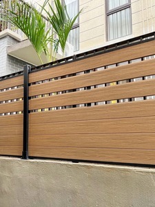Panneaux de clôture en composite <span class=keywords><strong>bois</strong></span>-plastique (WPC) style classique, imperméables et ignifuges pour jardins et espaces extérieurs modernes - Product Image 4