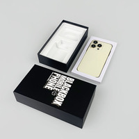 Boîte d'emballage de téléphone générique avec logo personnalisé pour iPhone 14 Pro Max Emballage électronique intelligent avec stratification mate et gaufrage