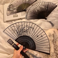 Nouveau éventail pliant en bambou de style chinois, accessoire photo et d'accompagnement pour la danse classique, conçu pour les sites scéniques d'inspiration antique, vente en gros