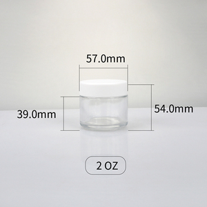 Wholesale <b>Empty</b> Plastic PET Cream <b>Jar</b> for Body Scrub Smell Proof Air Tight Face Cream CR Glass <b>Jar</b> Lotion Glass <b>Jar</b> - Product Image 5