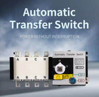 EAST H2 100/4P Commutateur de transfert automatique triphasé IP20 Classe PC ATS 4P 100A à isolation et double alimentation avec clé