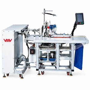 VMA Hot Sale Industrial Sewing Machine Automatic Flat Design Hemming Machine for Sleeves or <b>Single</b> Piece Bottom Sewing - Product Image 1
