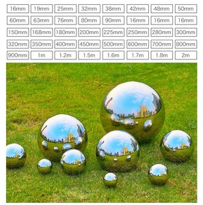 Venta al por mayor Mirrlor <span class=keywords><strong>Gazing</strong></span> Hollow Steel <span class=keywords><strong>Ball</strong></span> 19mm a 1500mm Bolas de jardín - Product Image 5