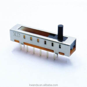 מתג השקופית 1 שורה 6 דרך סיבוב ישר חור ישר הרכבה מכשירי חשמל וציוד אבטחה - Product Image 1