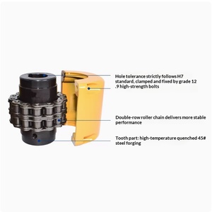 Giunto a catena di precisione per motore ventilatore, fornito dal produttore - Giunto a catena a rulli KC - Product Image 4