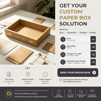 Boîte en carton pliable personnalisée pour l'emballage et la protection des produits, vente en gros