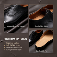 Bottes habillées de luxe pour hommes à bout brogue, en cuir premium, à lacets, chaussures de ville formelles antidérapantes, été/hiver, faible MOQ