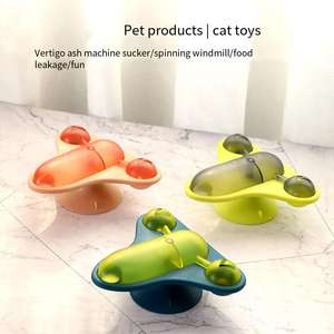Innovativi giocattoli originali per gatti in vinile durevole piccolo aereo e giocattoli che filano le esplosioni per prendere in giro il cane - Product Image 2