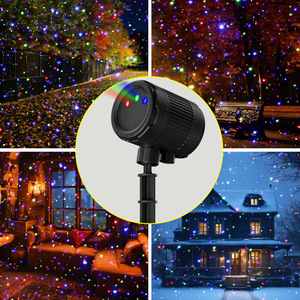 New Outdoor Waterproof Lawn Laser Lights, Red, Green and Blue Starry <b>Sky</b> Garden Lights, Christmas and Halloween Decorative Light - Product Image 1