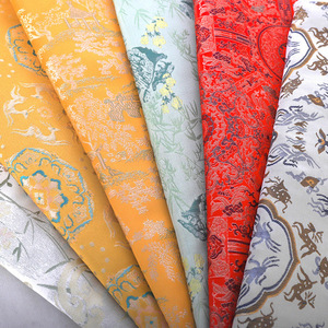 Song Brocade Tissu Jacquard Haute Densité 100% Polyester Nouveau Printemps Automne Style National Dynastie Han Chinoiserie Cheongsam Veste - Product Image 3