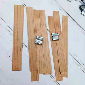 <span class=keywords><strong>Stoppini</strong></span> in Legno Ecologici all'Ingrosso con Clip in Metallo <span class=keywords><strong>per</strong></span> <span class=keywords><strong>Candele</strong></span> in Barattoli di Vetro - Product Image 6